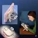 Противоударный защитный чехол ARM Cover для Apple iPad 11 (А16) 2025 с поворотной подставкой 360°, ремешком и держателем для Apple Pencil Pink/White - изображение 5