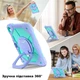 Противоударный защитный чехол ARM Cover для Apple iPad 11 (А16) 2025 с поворотной подставкой 360°, ремешком и держателем для Apple Pencil Purple - изображение 3
