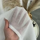Турецкий тюль батист с люрексом белый 500х270, тесьма - изображение 2