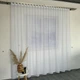 Турецкий тюль креп с люрексом белый 400х270, тесьма - изображение 6