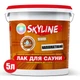 Лак для Сауны акриловый SkyLine Полуматовый 5 л - изображение 2