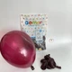 Повітряні Кульки 10" BURGUNDY Упаковка 100 шт GEMAR - зображення 2