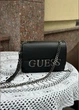 Женская сумка кросс-боди на цепочке Guess 00783 19GF-329 черная - изображение 2