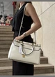 Женская сумка 089 Guess с двумя ручками белая - изображение 6