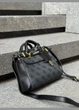 Женская сумка Guess 088 с двумя ручками серая - изображение 8