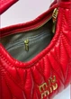 Женская сумка багет Miu miu 18121 красная - изображение 3