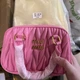 Жіноча сумка крос-боді Miu miu 18119 рожева - зображення 3