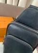 Чоловіча нагрудна сумка LV020 Louis Vuitton Avenue M30863 чорна - зображення 7