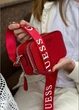 Женская прямоугольная сумка Guess 23705 кросс-боди красная - изображение 8