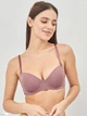 Бюстгальтер с косточками бесшовный brabrabra 076С 70D Виноградный (6907208004653) - изображение 1