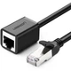 Патч-корд 3м F/UTP cat 6 RJ-45 Extension black Ugreen (U_11282) - зображення 1