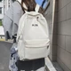 Рюкзак AIR 3296 мужской женский детский школьный портфель белый молочный - изображение 7