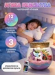 Набір для творчості дитячий DIY тераріум нічник Єдиноріг 2 в 1 з LED підсвіткою пультом дистанційного керування Magic Sand кольоровий кінетичний пісок 12 кольорів дитяча іграшка декор кімнати творчий подарунок на день народження для дівчинки дітей 6 років - зображення 3