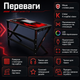 Геймерський комп’ютерний стіл з LED-підсвічуванням і тримачами для навушників та чашки - зображення 2