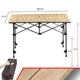 Стол складной Lesko S5423 120*55/95*55 см туристический - изображение 6
