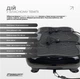 Вибропласт форма EasyFit VibroStep Max 250 Вт с Bluetooth, 99 уровней, 10 программ, эспандерами и пультом Черный (EF-0545) - изображение 5