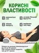 Массажный акупунктурный коврик с валиком аппликатор Кузнецова иппликатор с иголками для спины шеи для снятия боли улучшения сна нормализации кровообращения серый 3007264201 - изображение 4