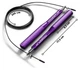Скакалка швидкісна на підшипниках алюмінієва PowerPlay 4207 Elite Jump Rope Фіолетова (3m.) (PP_PP_4207_Purple) - изображение 4