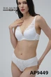 Комплект белья: бюстгальтер push-up и бразилианы 9449 Balaloum белый 85C/XL - изображение 1