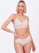 Бесшовный топ-бюстгальтер push-up без каркасов 6654 Lora Iris молочный 2XL - изображение 2