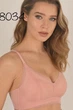 Ажурний бюстгальтер-топ 8034 Lora Iris пудра L - зображення 1