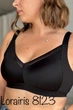 Топ-бюстгальтер 8123 Lora Iris черный XL - изображение 1