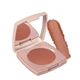 Рум'яна водостійкі компактні Neverti NP203 Creamy Dimension Waterproof Blush №006 Коричневий, 6 г - зображення 2