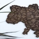 Настенная однослойная карта Украины тёмного цвета без коробки, 55 × 38,5 см Гранд Презент 13 - изображение 4