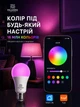 Умная лампочка Palermo Smart LED bulb E27 RGB разноцветная смарт лампа 15 Вт умное освещение с Bluetooth управлением в приложении Smart Life Tuya - изображение 6