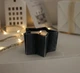 Аромасвічка STAR CHERRY BLOSSOM BLACK-SILVER 100% WOOD WAX 150g 30h Гранд Презент NAC 1075 - изображение 1