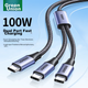 Кабель UGREEN Type-C - Type-C зі швидкою зарядкою PD 100 Вт, 1.5 м - зображення 4