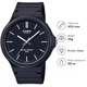 Чоловічий годинник Casio MW-240-1E чорний 50 м - зображення 1