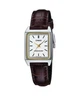 Жіночий наручний годинник Casio LTP-V007L-7E2, кварцовий, шкіряний ремінець, водозахист 30 м - зображення 1