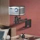 Настенный кронштейн для проектора KUAIDUOXIAOWU с одним отверстием, выдвижной, совместим с XGIMI, Dangbei, Jmgo, Aoe, Xiaomi, универсальный тип. - изображение 11