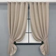 Комплект коротких штор VR-Textil Блэкаут двусторонний Eclipsе № 1789ш Бежевый 130х170 см 2 шт (35-0390) - изображение 1