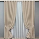 Комплект готовых штор VR-Textil Блэкаут двусторонний Eclipsе № 1817ш Песочный 150х270 см 2 шт (33-0798) - изображение 2