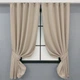 Комплект коротких штор VR-Textil Блэкаут двусторонний Eclipsе № 1817ш Песочный 130х170 см 2 шт (35-0400 - изображение 1