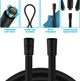 Шланг для душа DROP SH-H150-BP силикон 150 см матовый Черный - изображение 2