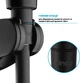 Шланг для душа DROP SH-H150-BP силикон 150 см матовый Черный - изображение 9