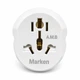 Универсальный сетевой переходник Marken, белый - изображение 4