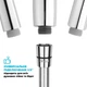 Шланг для душа DROP SH-H200-MID-SL полимер 200 см серый металлик - изображение 3