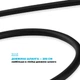 Шланг для душа DROP SH-H200-MID-BL полимер 200 см черный матовый - изображение 8