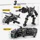 Конструктор Dayishou «Полицейская машина-трансформер», совместим с Lego, для мальчиков - изображение 4