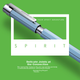 Шариковая ручка Bernard Shaw серии Spirit, цвет Glacier Light Blue, со сменными стержнями, для деловой переписки - изображение 10