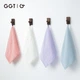 Квадратні рушники GGT Cotton Candy для обличчя та рук, для інтимної гігієни, дитячі, набір 3 шт, рожевий, фіолетовий, синій - зображення 9