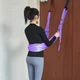 Канат для воздушной йоги LIVEX, эластичная лента для растяжки ног в йоге, устройство для тренировки прогибов назад и талии, гамак для растяжки в дверном проеме, зеленый - зображення 9