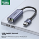 Адаптер UGREEN USB 3.0 на гигабитный Ethernet RJ45 для ноутбуков Apple, Huawei и Xiaomi - изображение 10
