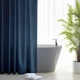 Шторка для ванной комнаты с кольцами Trento Blue 200х240 - изображение 1
