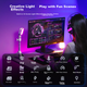 Ulanzi U60 RGB Cube Light (белый), магнитный полноцветный заполняющий свет, портативный светодиодный карманный ручной светильник с двойной температурой подсветки для фотосъемки, использования с камерой, телефоном, для прямых трансляций и конференций. - изображение 10