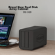 Корпус для жестких дисков TerraMaster D2-320 на 2 отсека RAID, Type-C USB 3.2 Gen2 10 Гбит/с - изображение 10